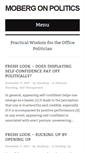 Mobile Screenshot of mobergonpolitics.com